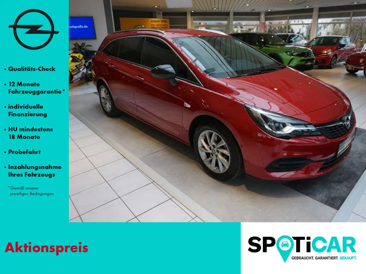 Opel Astra K ST Elegance AUTOMATIK, INTELLILUX, NAVI Rouge - 1