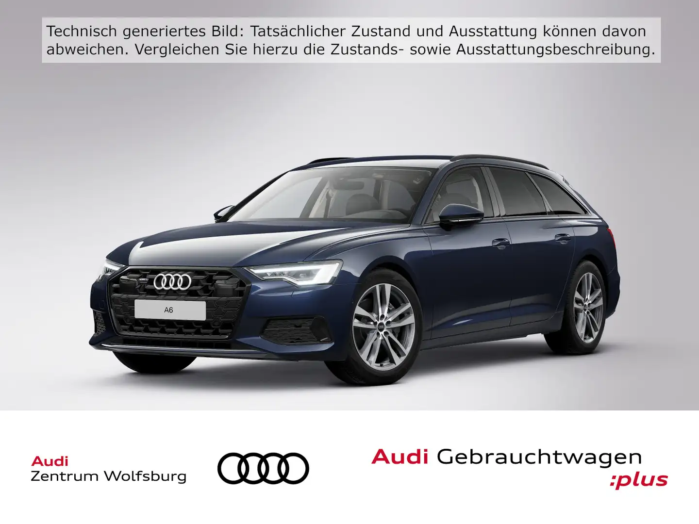 Audi A6 45 TDI quattro S tronic advanced LED/AC Blau - 1