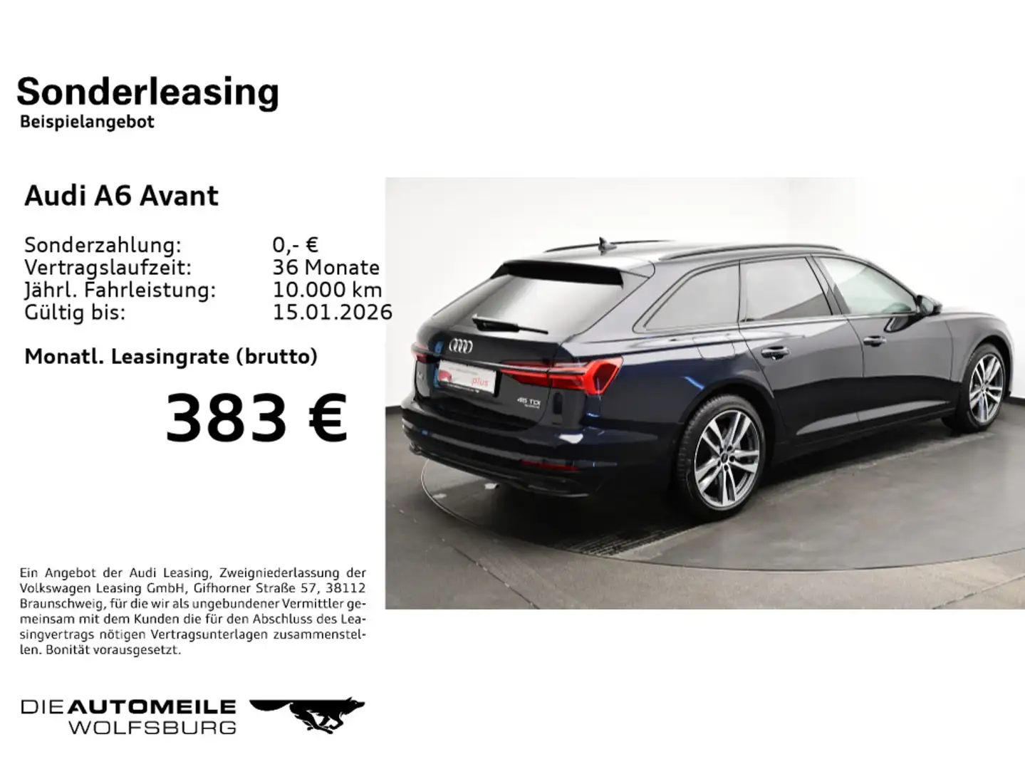 Audi A6 45 TDI quattro S tronic advanced LED/AC Blau - 2