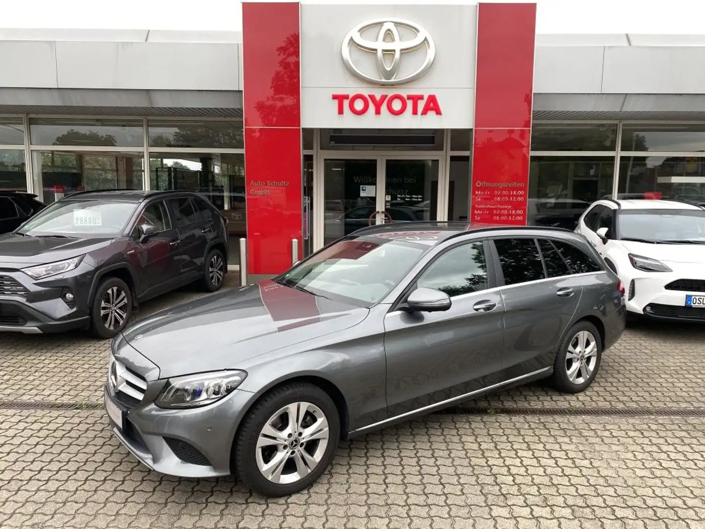 Mercedes-Benz C 220 d 4Matic T 9G-TRONIC mit Scheckheft Mercedes Gris - 1