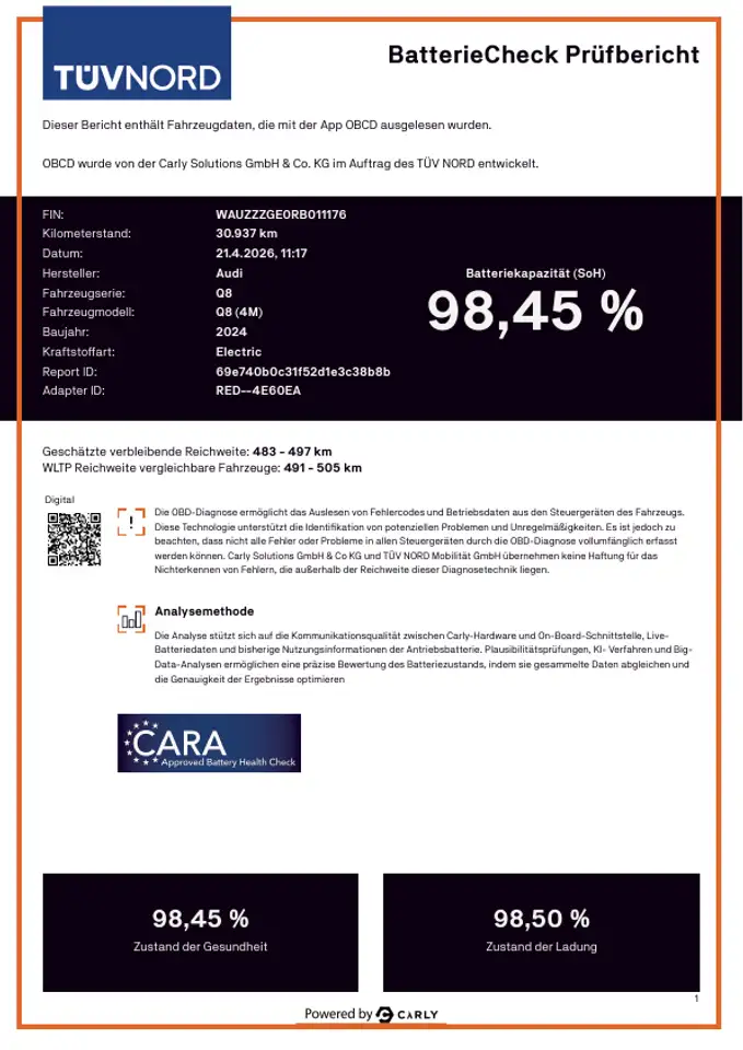 Audi Q8 e-tron 55 quattro S line S-Line AHK HUD Matrix 3