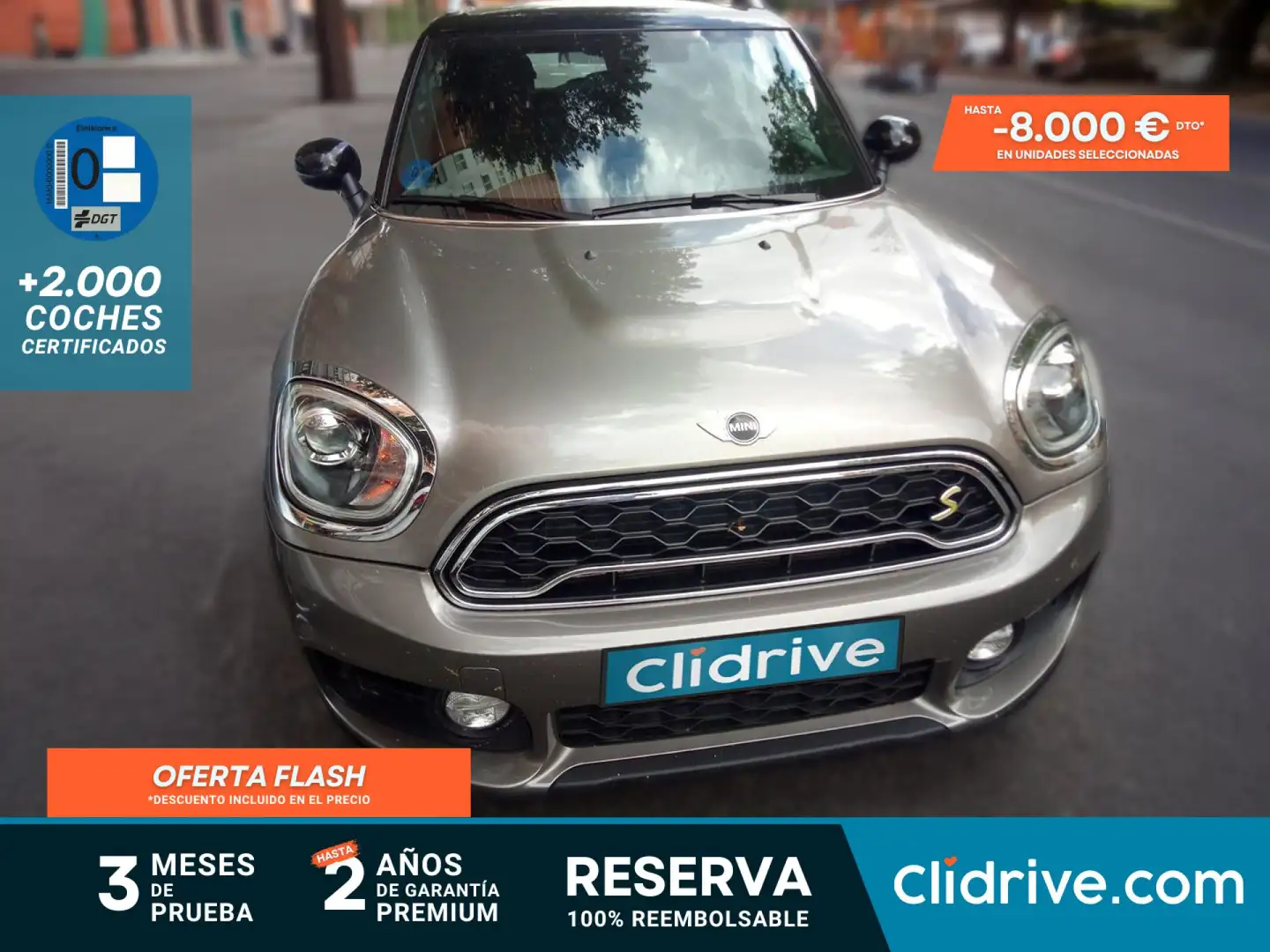 MINI Cooper S E ALL4 Gris - 1
