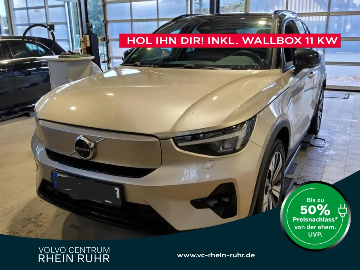 Volvo XC40 PURE ELECTRIC Ultimate+360°+MEMORY Gold - 1