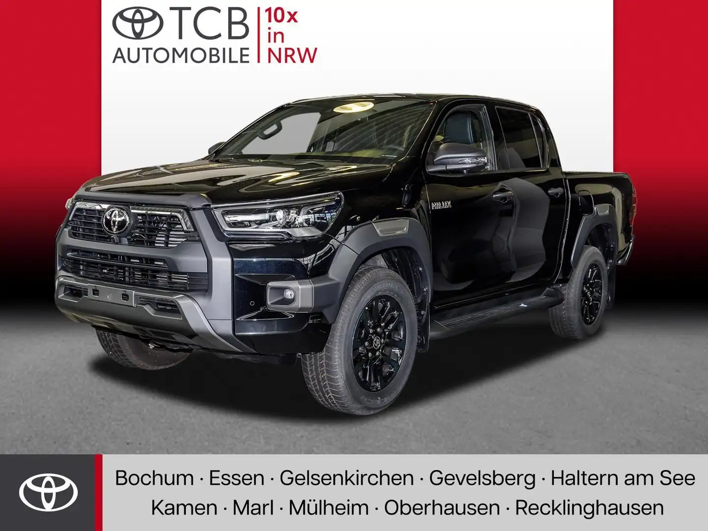 Toyota Hilux 2.8 D-4D Double Cab Invincible 4x4  LEDER Negro - 1
