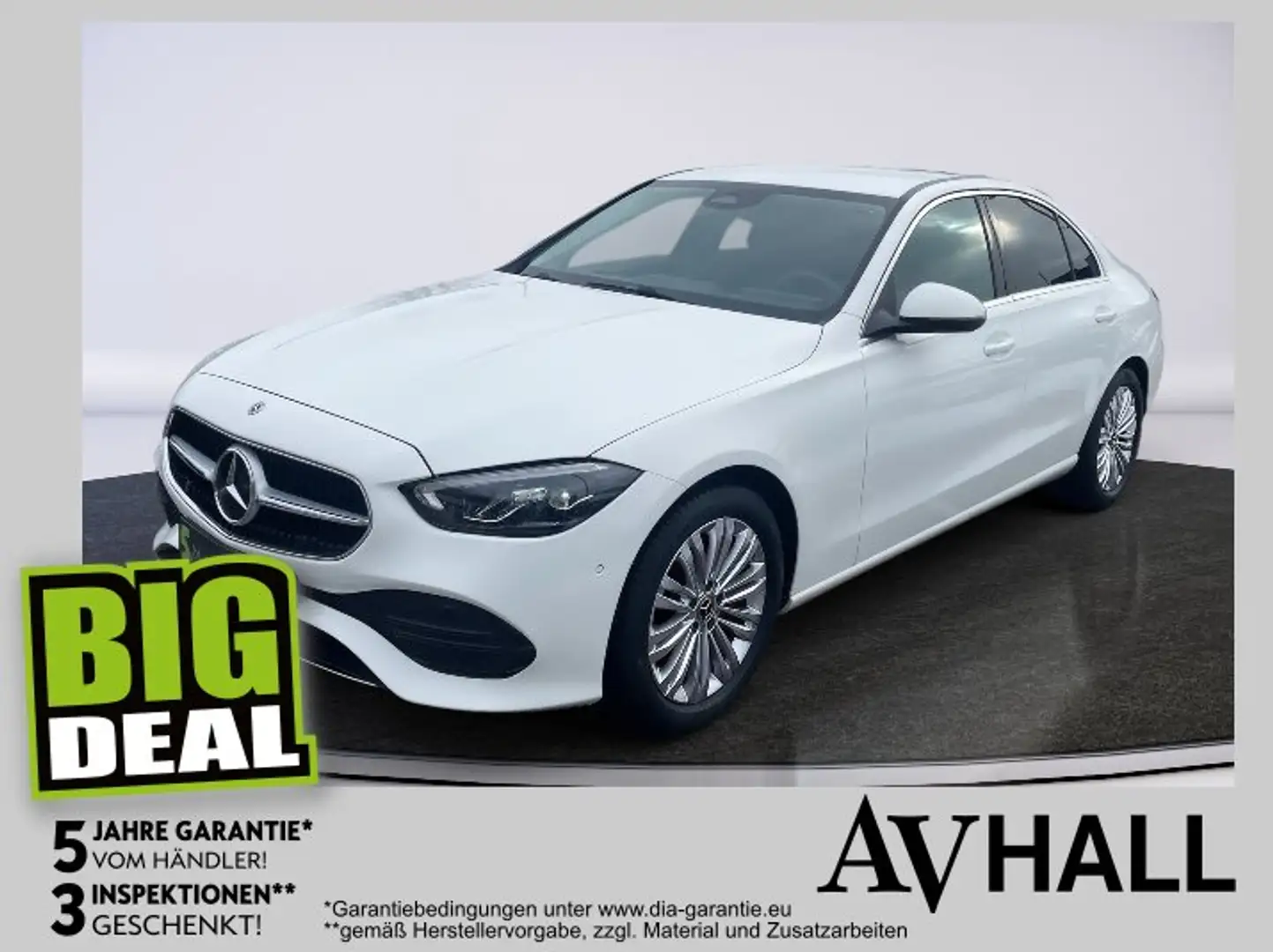 Mercedes-Benz C 180 Rückfahrkamera, Klimaautomatik, Navi Weiß - 1