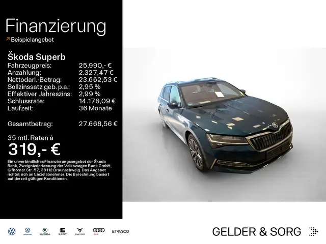 Skoda Superb Combi 1.4 eTSI L&K Stand*AHK*Sitzbel*Pano