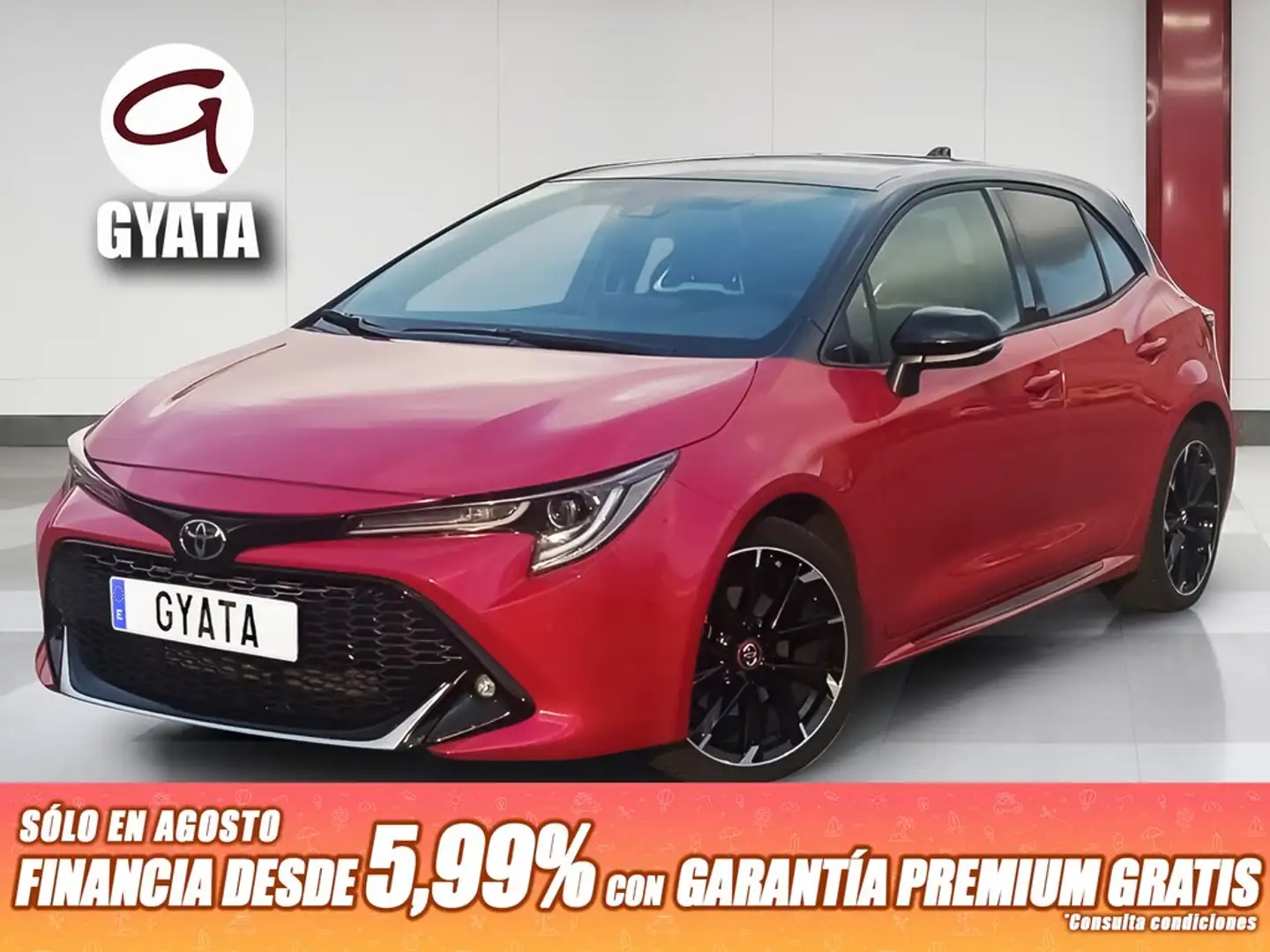 Toyota Corolla 180H GR-Sport Rojo - 1