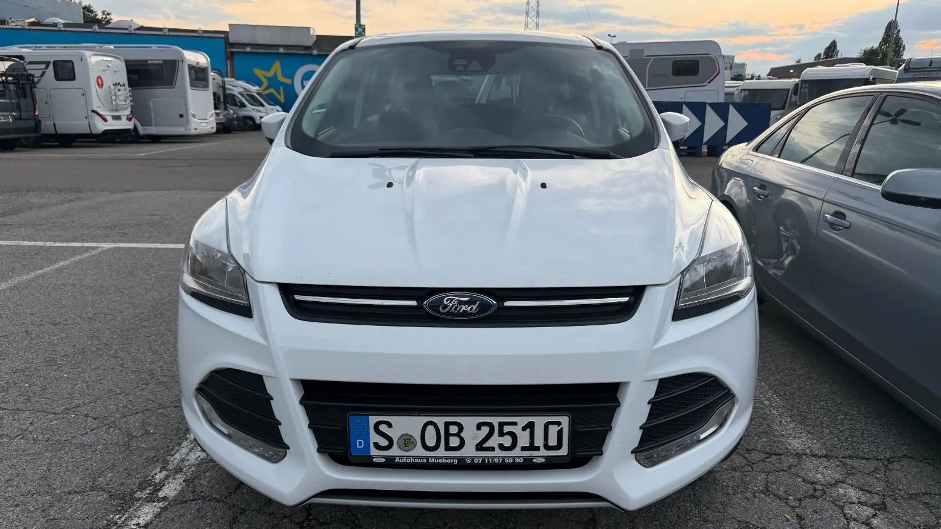 Ford Kuga Sync Edition,99.990,Tüv-Service Neu,1-Hand Білий - 2