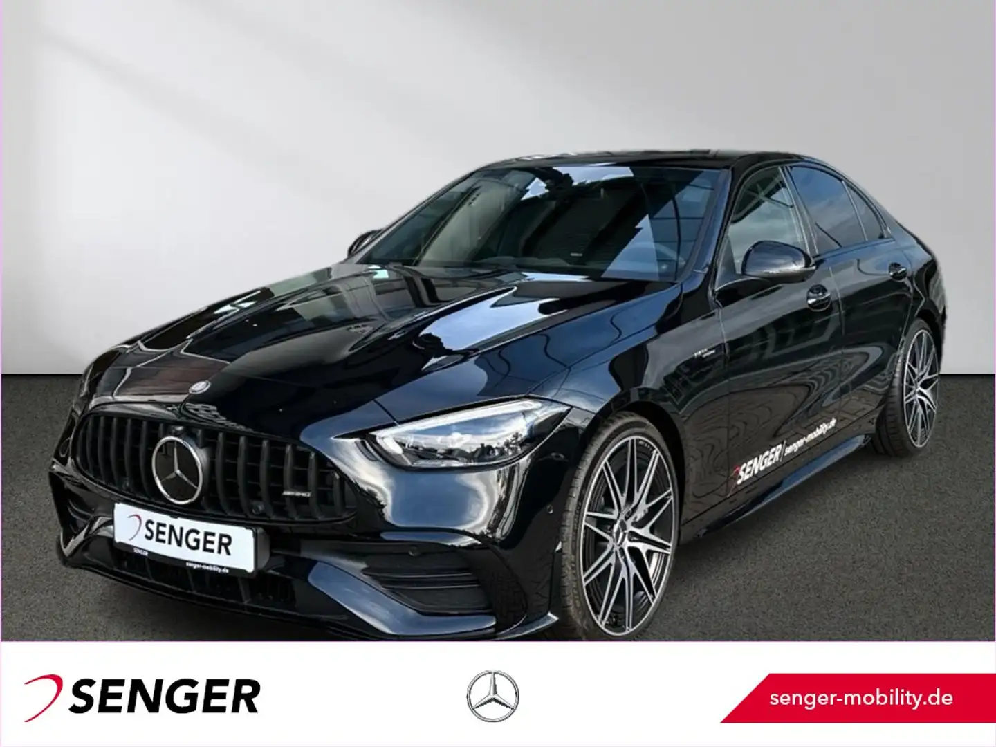 Mercedes-Benz C 43 AMG 4M DigitalLight HeadUp Pano Burmester Noir - 1