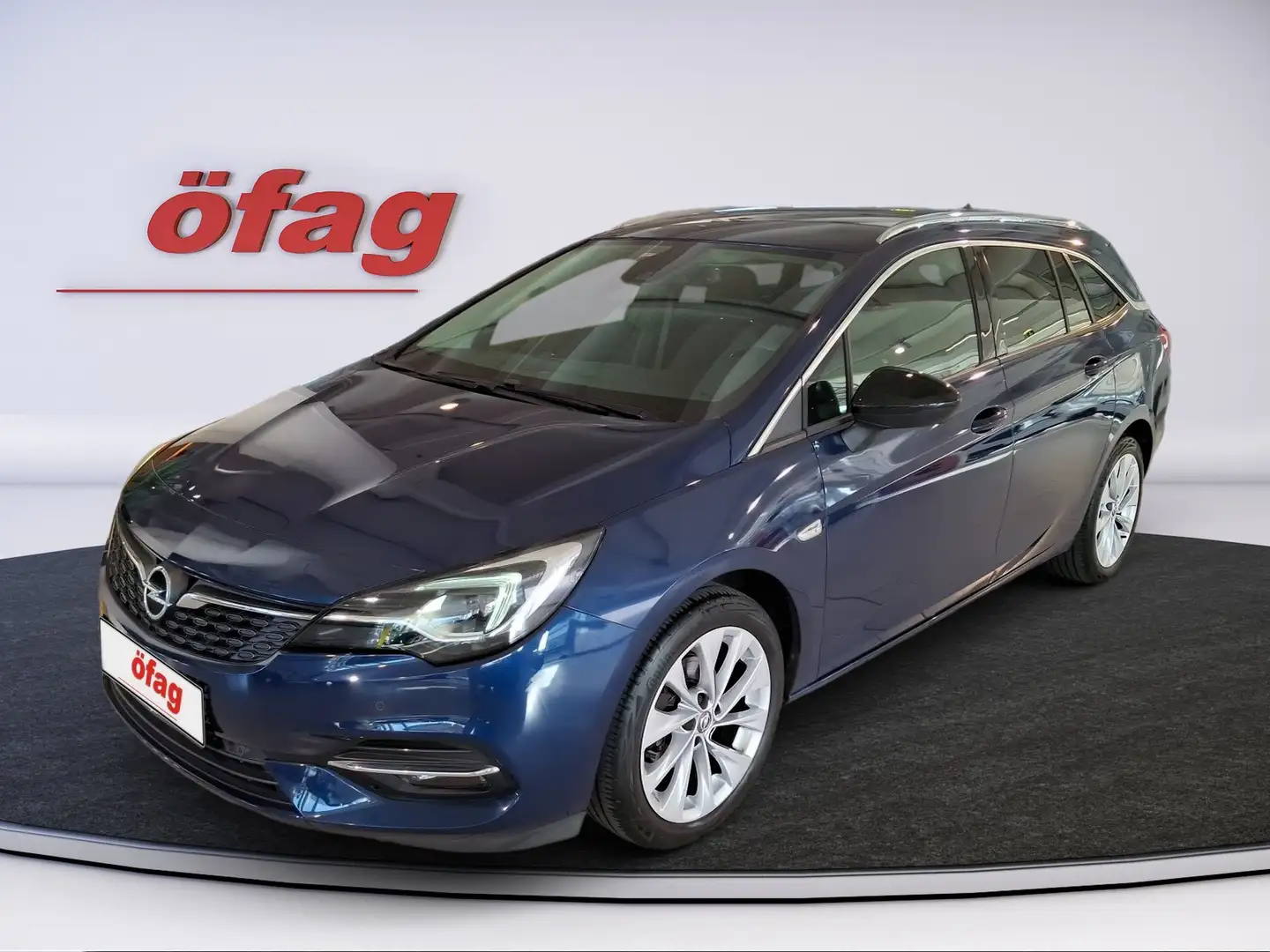Opel Astra ST 1.2 Turbo Direct Inj. Elegance LED+Navi Blau - 1