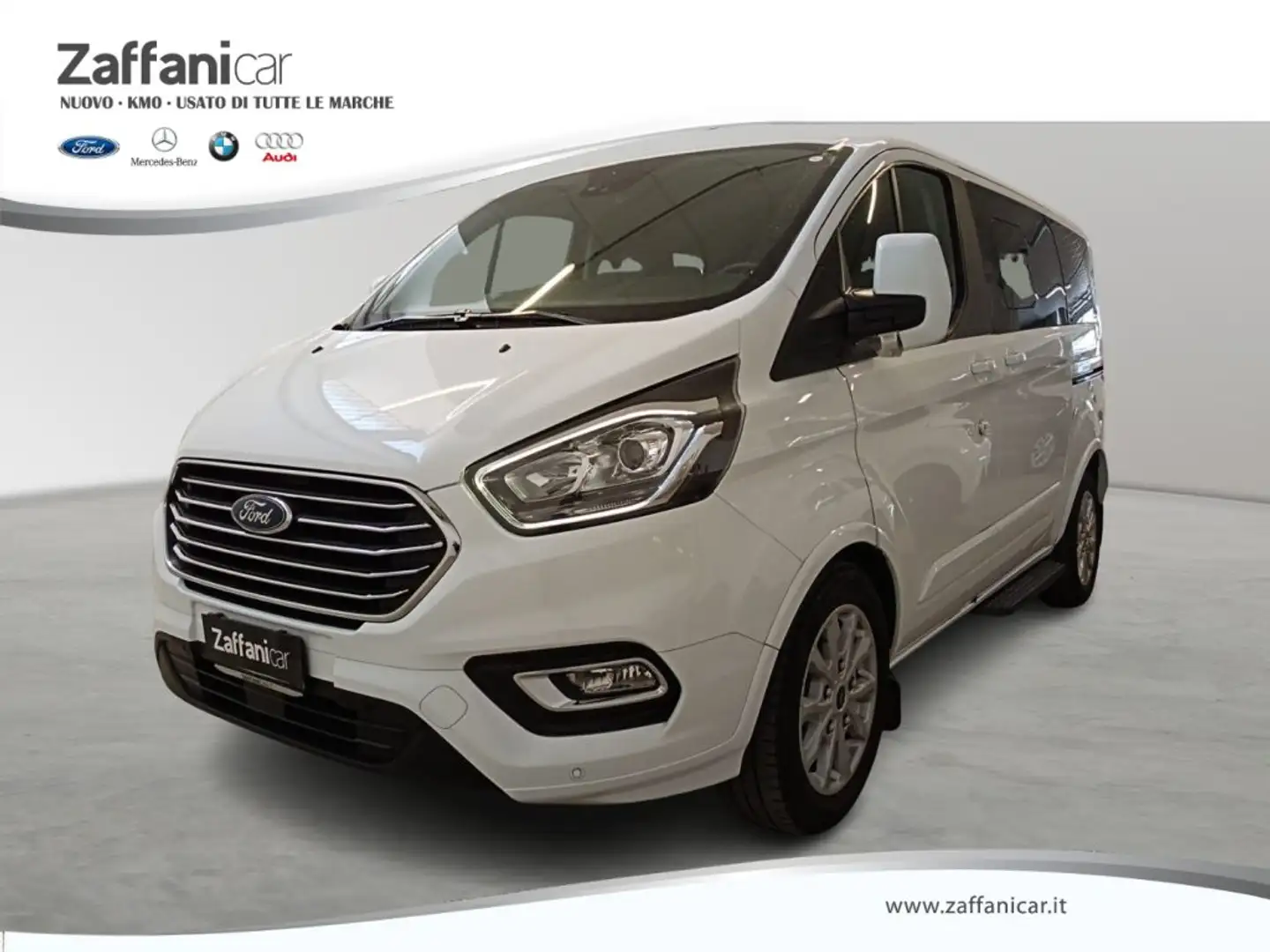 Ford Tourneo Custom 320 2.0 EcoBlue 170CV aut. PC Titanium 9 POSTI Blanc - 1
