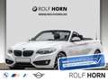 BMW 218 i Cabrio Sport Line Navi PDC Sitzhz LED Klima Weiß - thumbnail 1