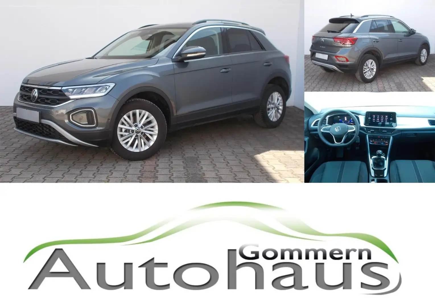 Volkswagen T-Roc 1.0 TSI Life * LED * Kamera * DAB * uvm !! Grau - 1
