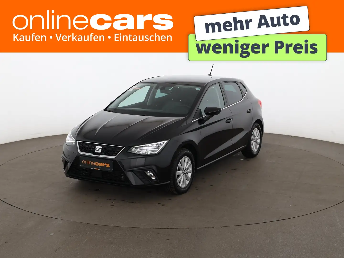 SEAT Ibiza 1.6 TDI Style LED NAVI TEMPOMAT KLIMA Schwarz - 1