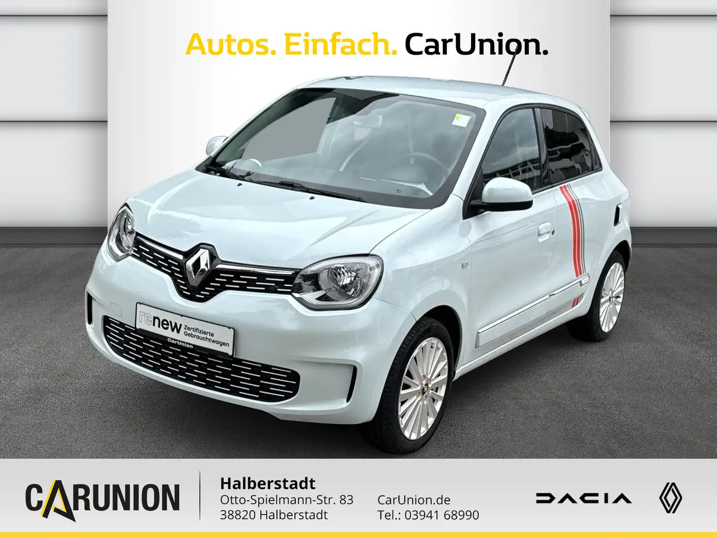 Renault Twingo E-TECH 100% el. VIBES Klima PDC Kamera Blanc - 1