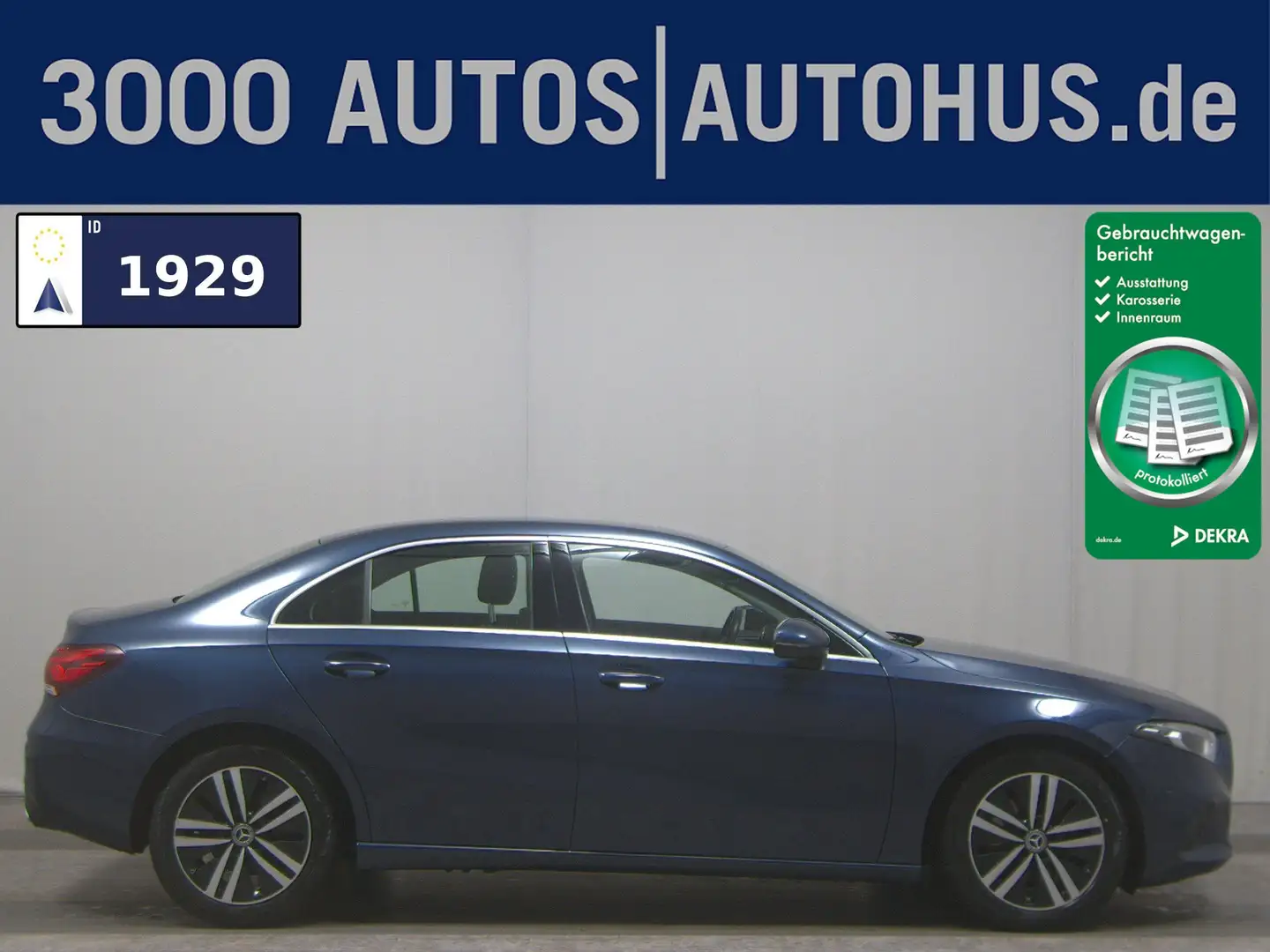 Mercedes-Benz A 200 Lim. d Progressive Navi LED RfK Distr.+ Bleu - 1