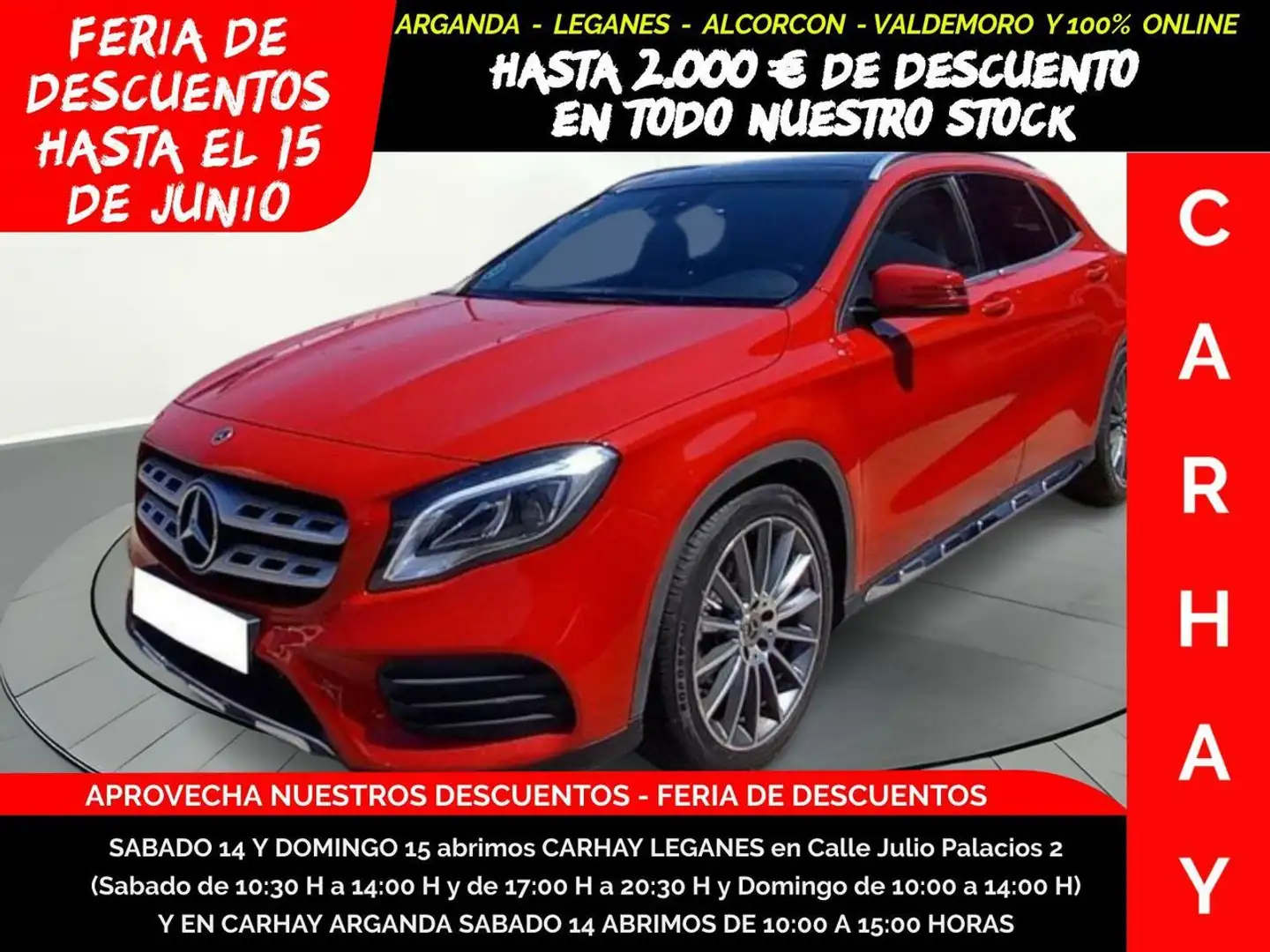 Mercedes-Benz GLA 200 CDI / D 2.1 AMG LINE 135CV MT6 E6 Rojo - 1