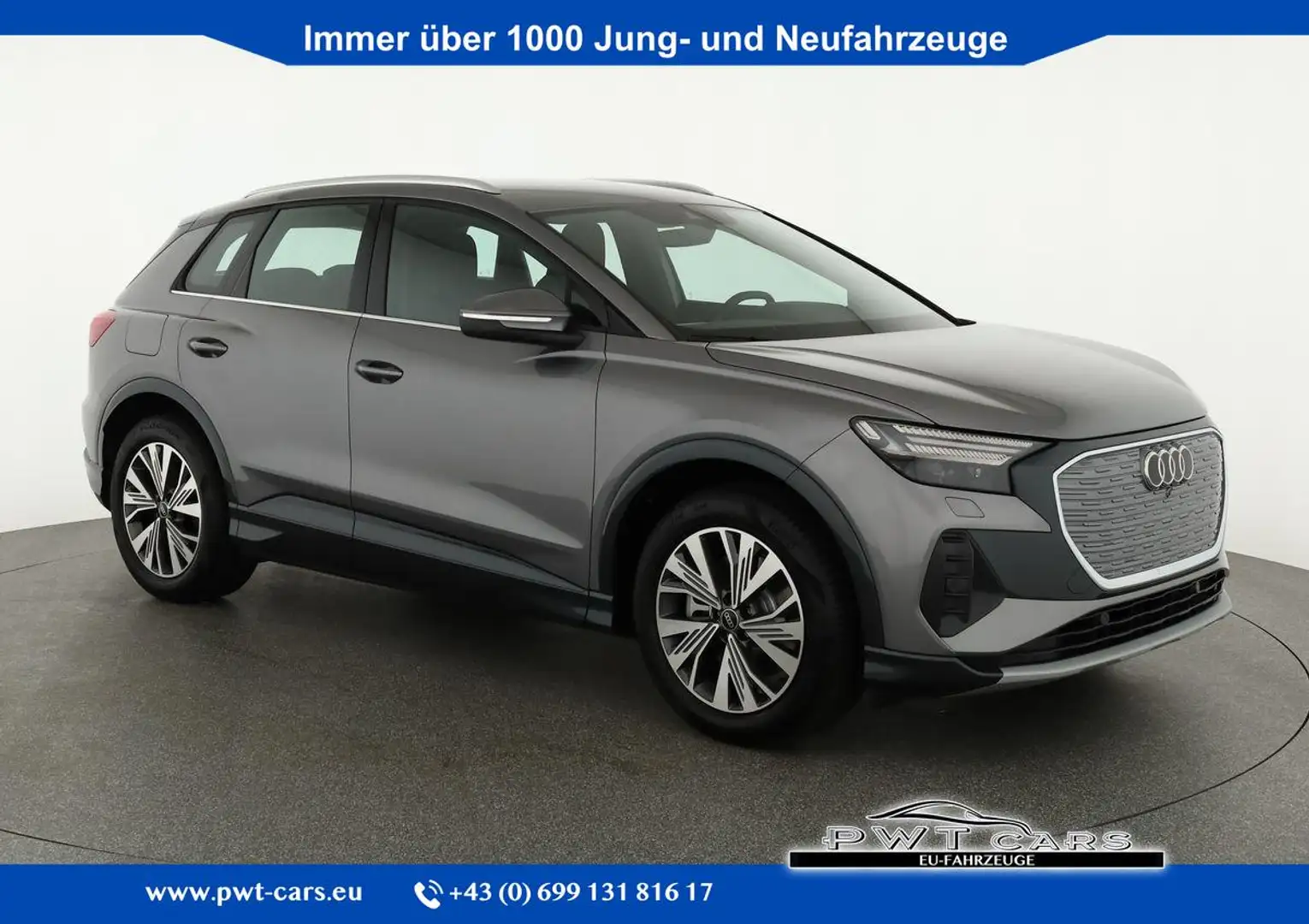 Audi Q4 e-tron 45 basis quattro advanced, AHK, Matrix, Kamera,... Gri - 1