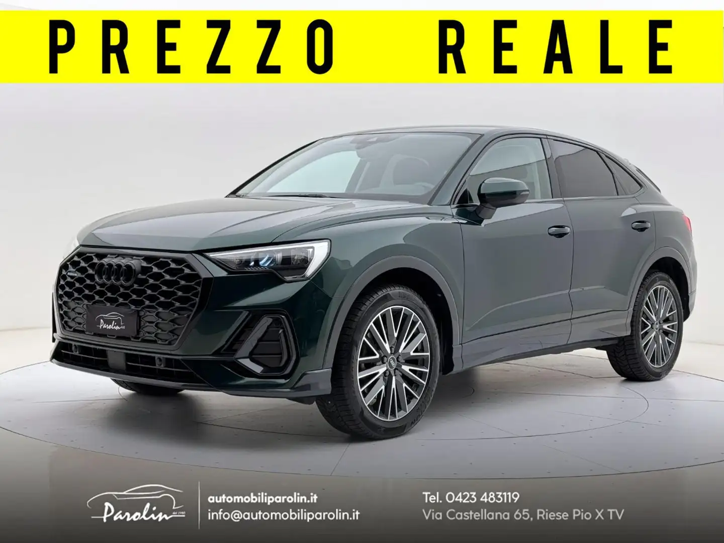 Audi Q3 Sportback 40 TDI quattro S-tronic Black pack-19'' Zelená - 1