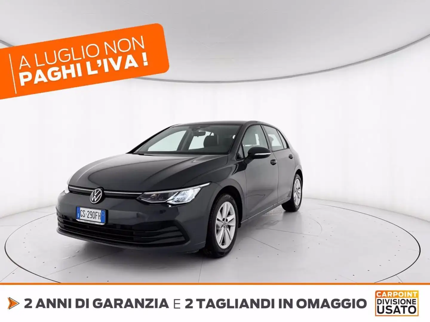 Volkswagen Golf 2.0 tdi life 115cv dsg Grigio - 1