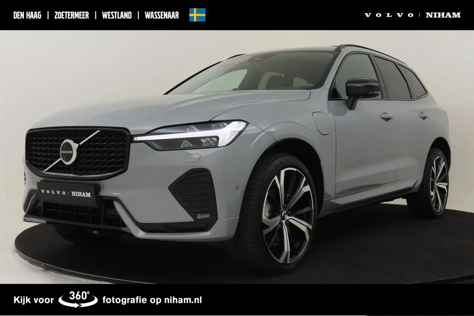 Volvo XC60 T8 PLUG-IN HYBRID AWD ULTRA DARK *FULL OPTIONS!* - Grijs - 1