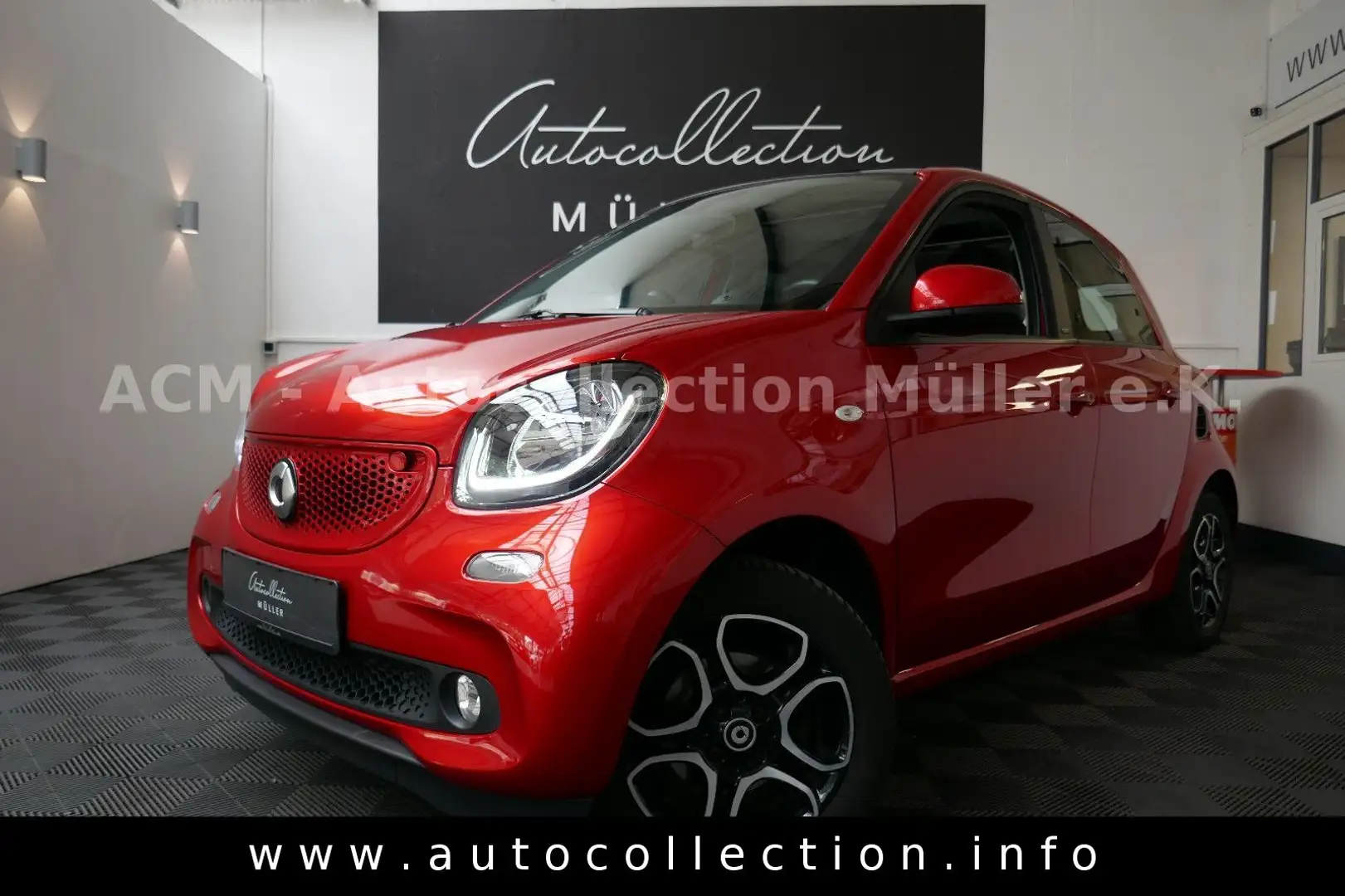 smart forFour Prime*Leder*Pano*Navi*Automatik*Tempo* Rot - 1