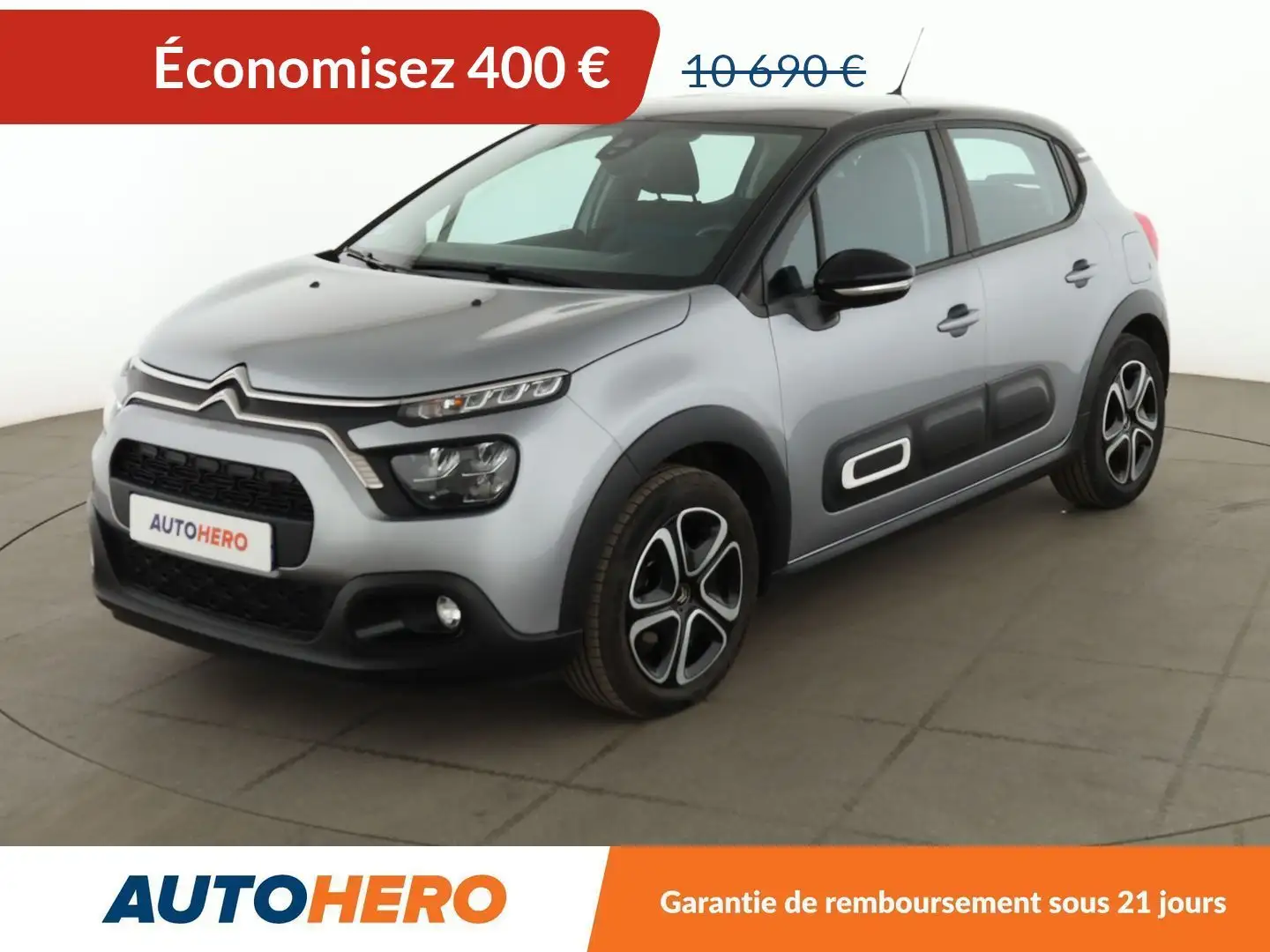 Citroen C3 1.2 PureTech Feel Pack Gris - 1