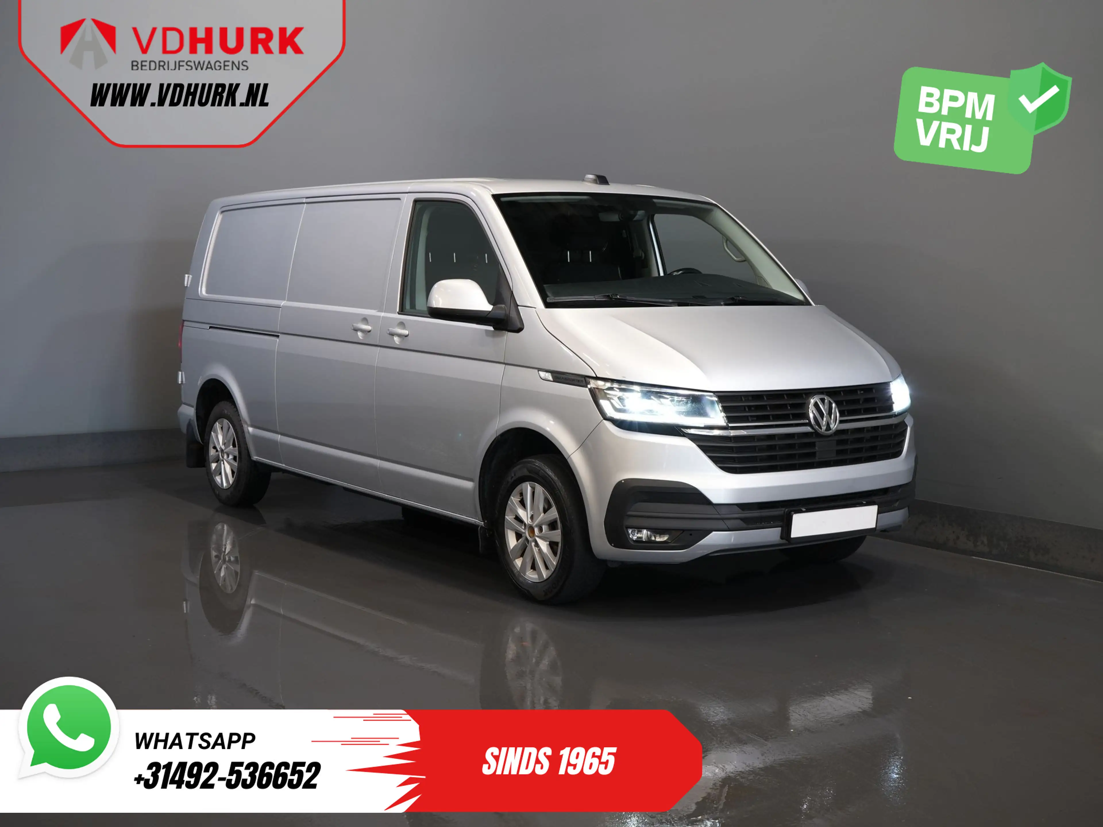 Volkswagen T6.1 Transporter 2.0 TDI L2 150 pk Aut. LED/ Adapt.Cruise/ Carplay/