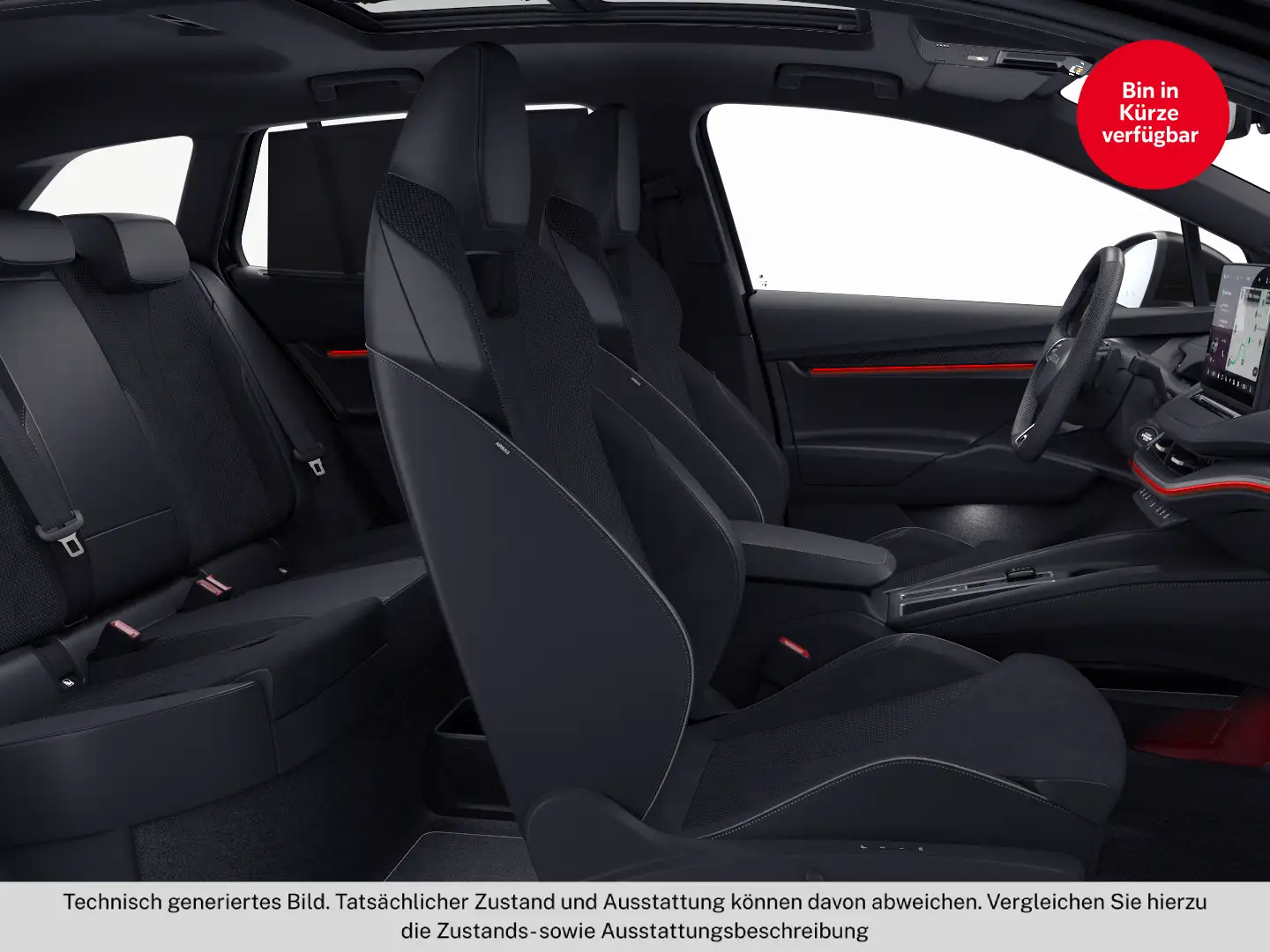 Skoda Enyaq Sportline 85x Schwarz - 2