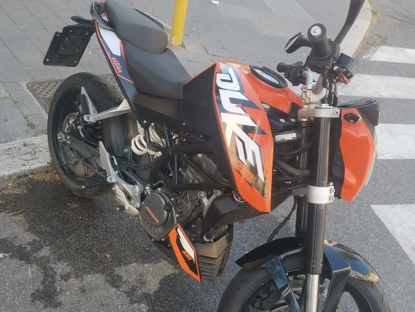 KTM 200 Duke Pomarańczowy - 2