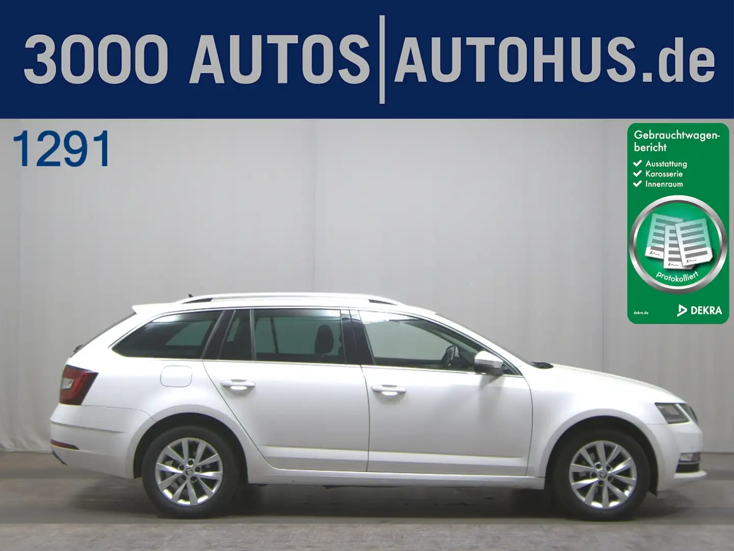 Skoda Octavia Combi 1.5 TSI ACT Style AHK Navi ACC LM Weiß - 1