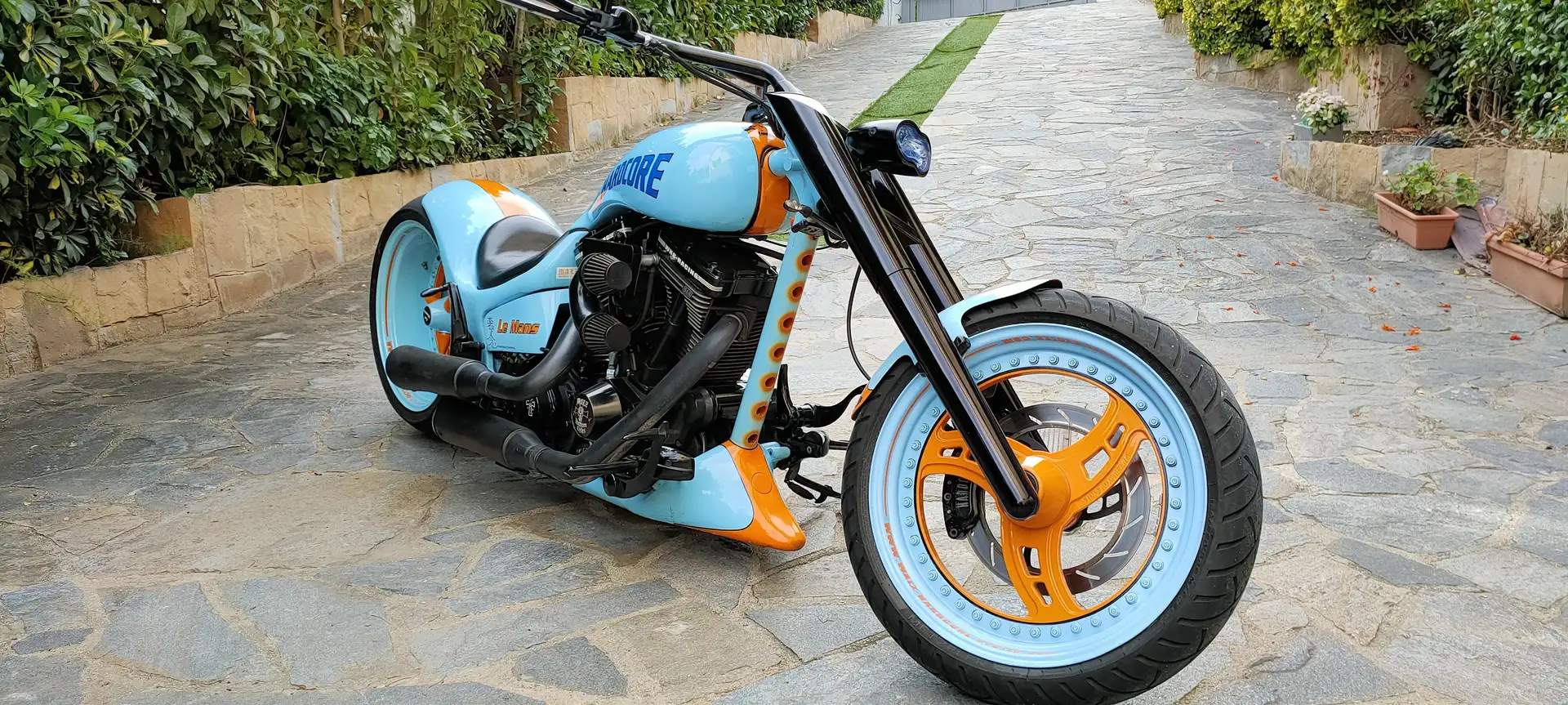 Harley-Davidson V-Rod Azul - 2