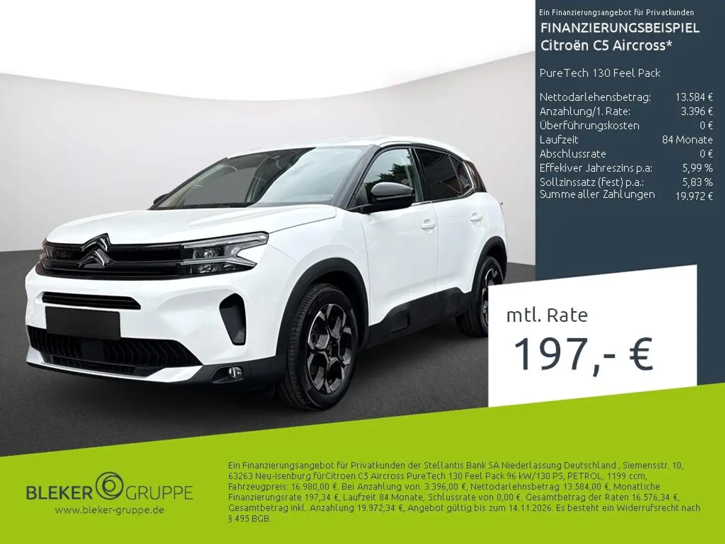 Citroen C5 Aircross PureTech 130 Feel Pack Weiß - 1