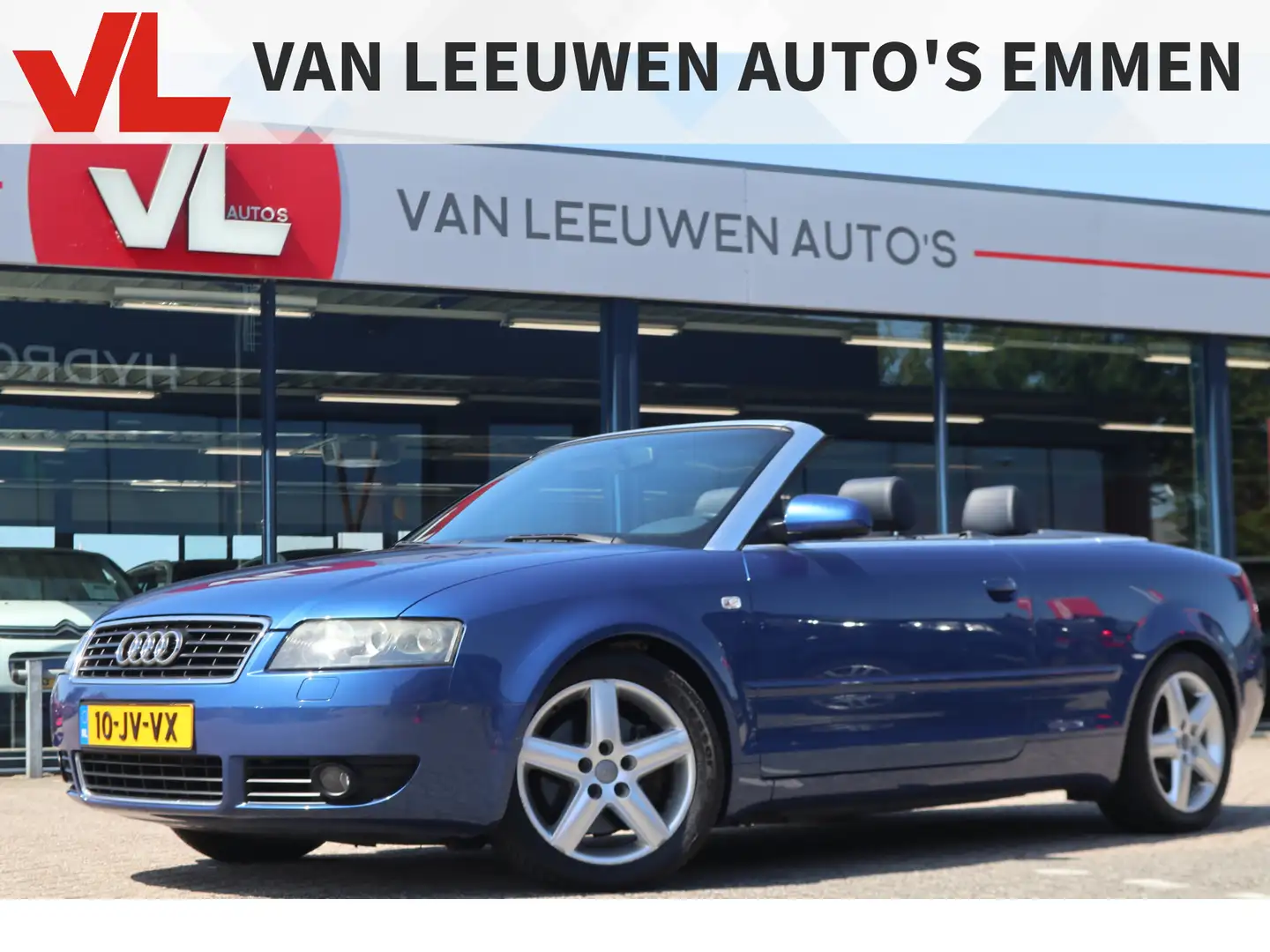 Audi A4 Cabriolet 2.4 V6 Exclusive | Nap! | Leder | Automa Blauw - 1