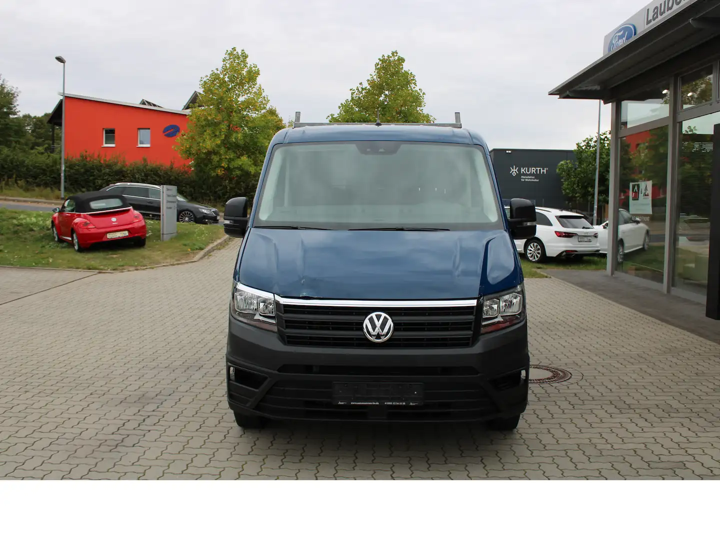 Volkswagen Crafter 35 TDI Pritsche lang 7xsitz*KLIMA* Blau - 2