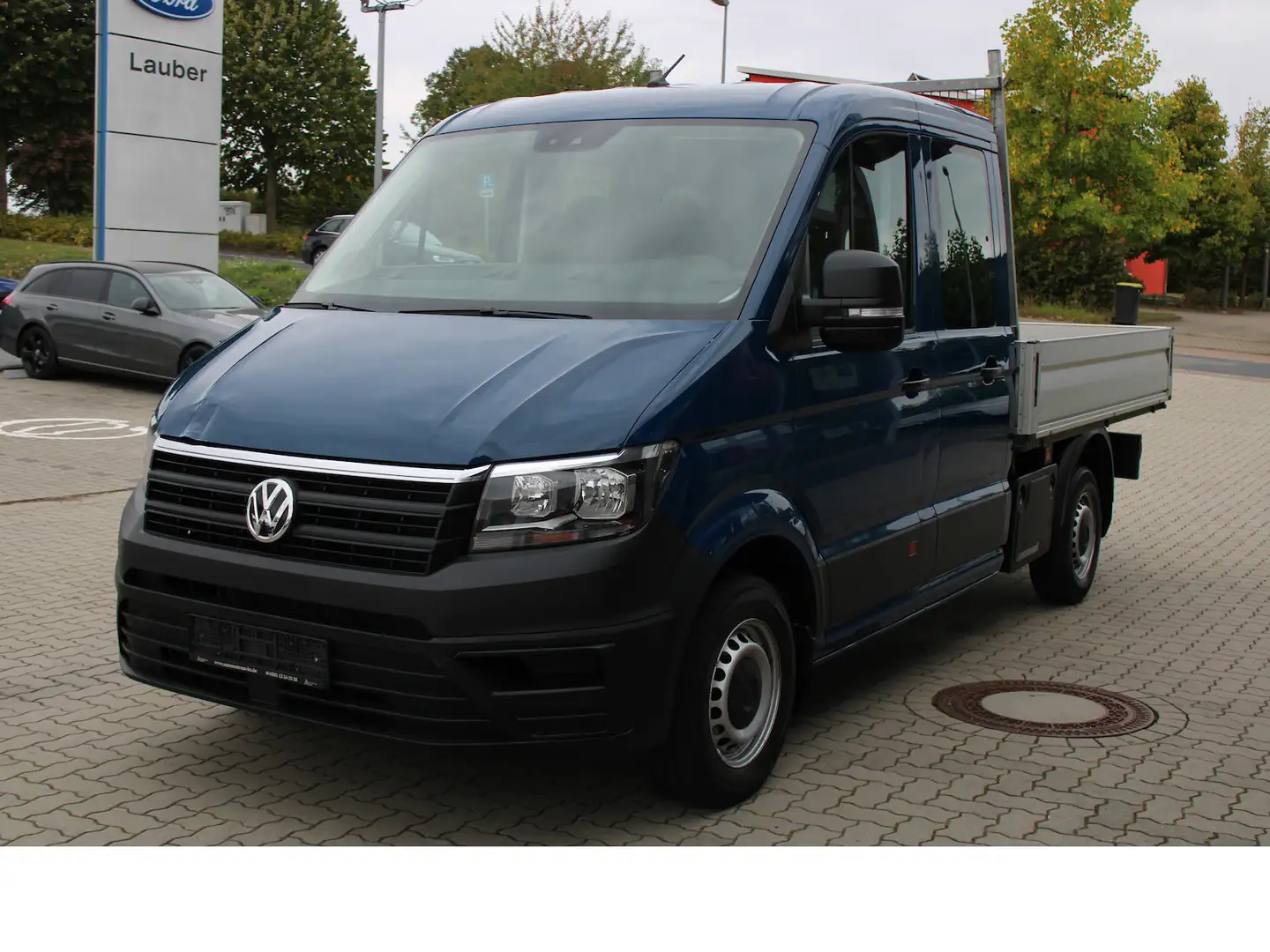 Volkswagen Crafter 35 TDI Pritsche lang 7xsitz*KLIMA* Blau - 1