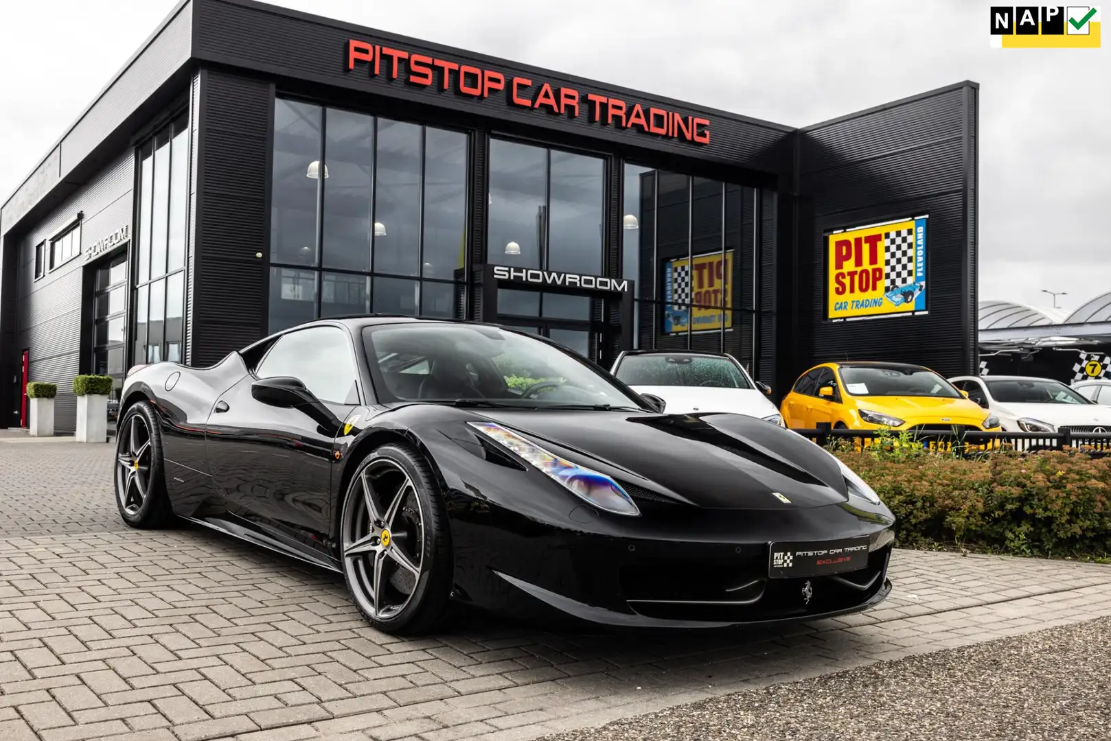 Ferrari 458 4.5 V8 Italia, 578 PK, Sportseats leder, JBL, Keur Negru - 1