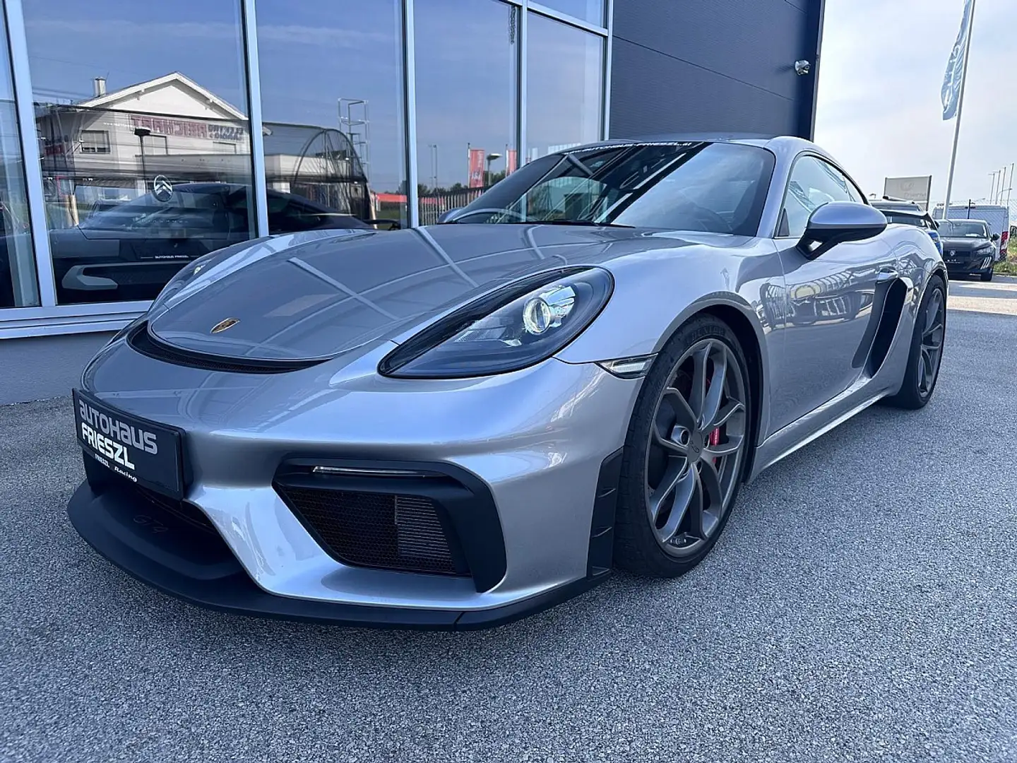 Porsche 718 Cayman GT4 HANDSCHALTER, VOLLSCHALENSITZE Argento - 1