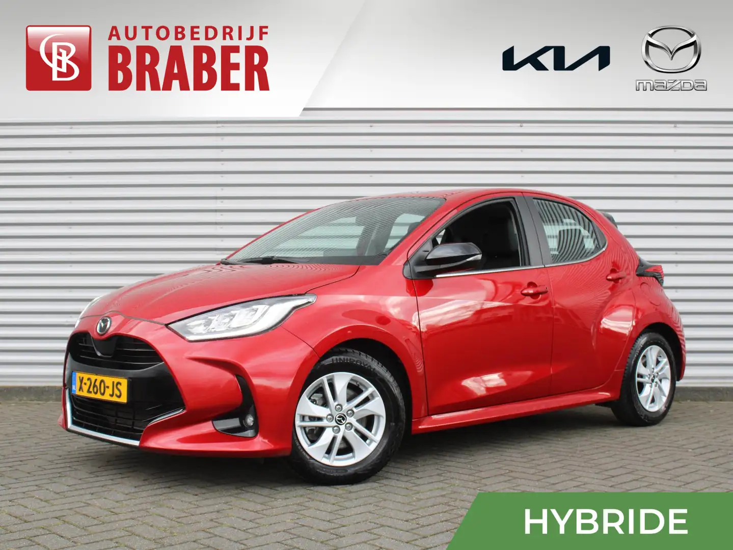 Mazda 2 Hybrid 1.5 Agile | Comfort pakket | 15" LM | Stuur Rood - 1