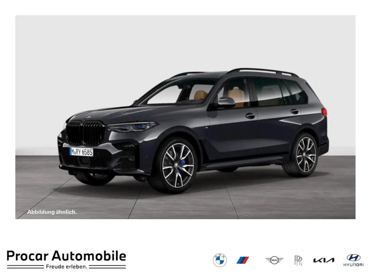 BMW X7 xDrive40d M-Sport Aut Nav HuD Laser h&k 22" Gris - 1