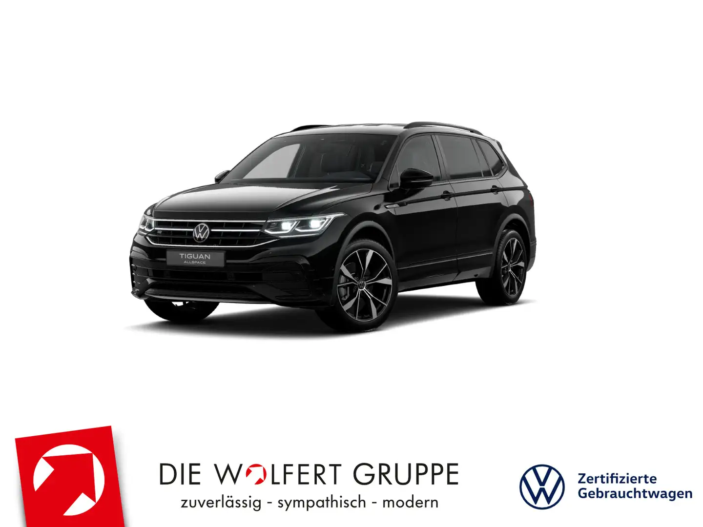 Volkswagen Tiguan Allspace R-Line 2.0 TDI DSG 4Motion STHZG Negro - 1