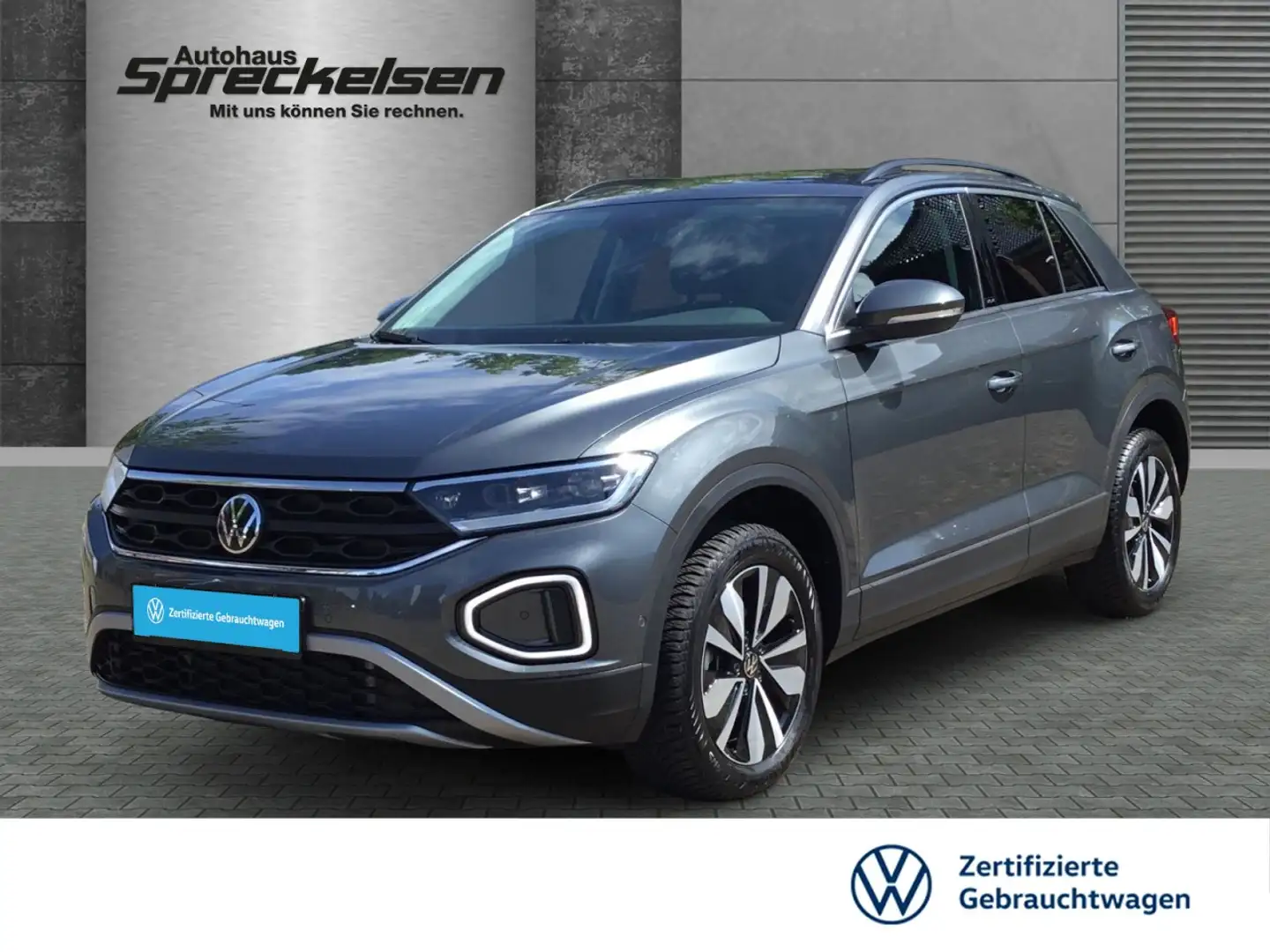 Volkswagen T-Roc 1.5 TSI++Move++Aut.++Digital Cockpit pro Klima Grau - 1