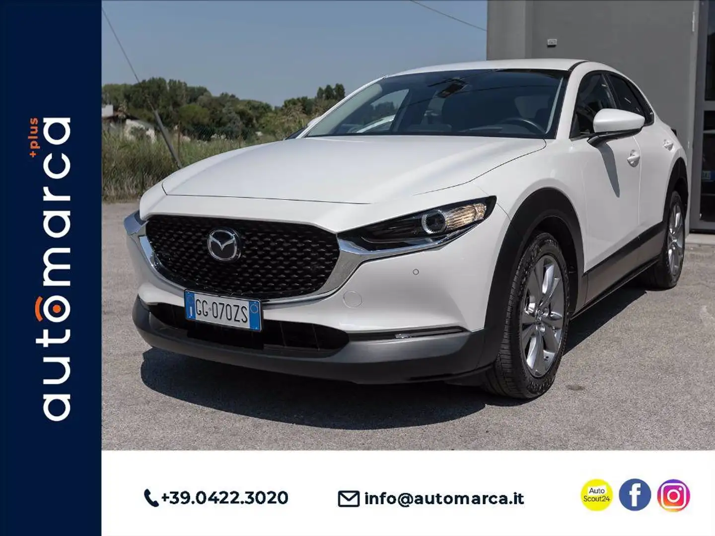 Mazda CX-30 2.0 m-hybrid Executive 2wd 122cv 6mt Bianco - 1