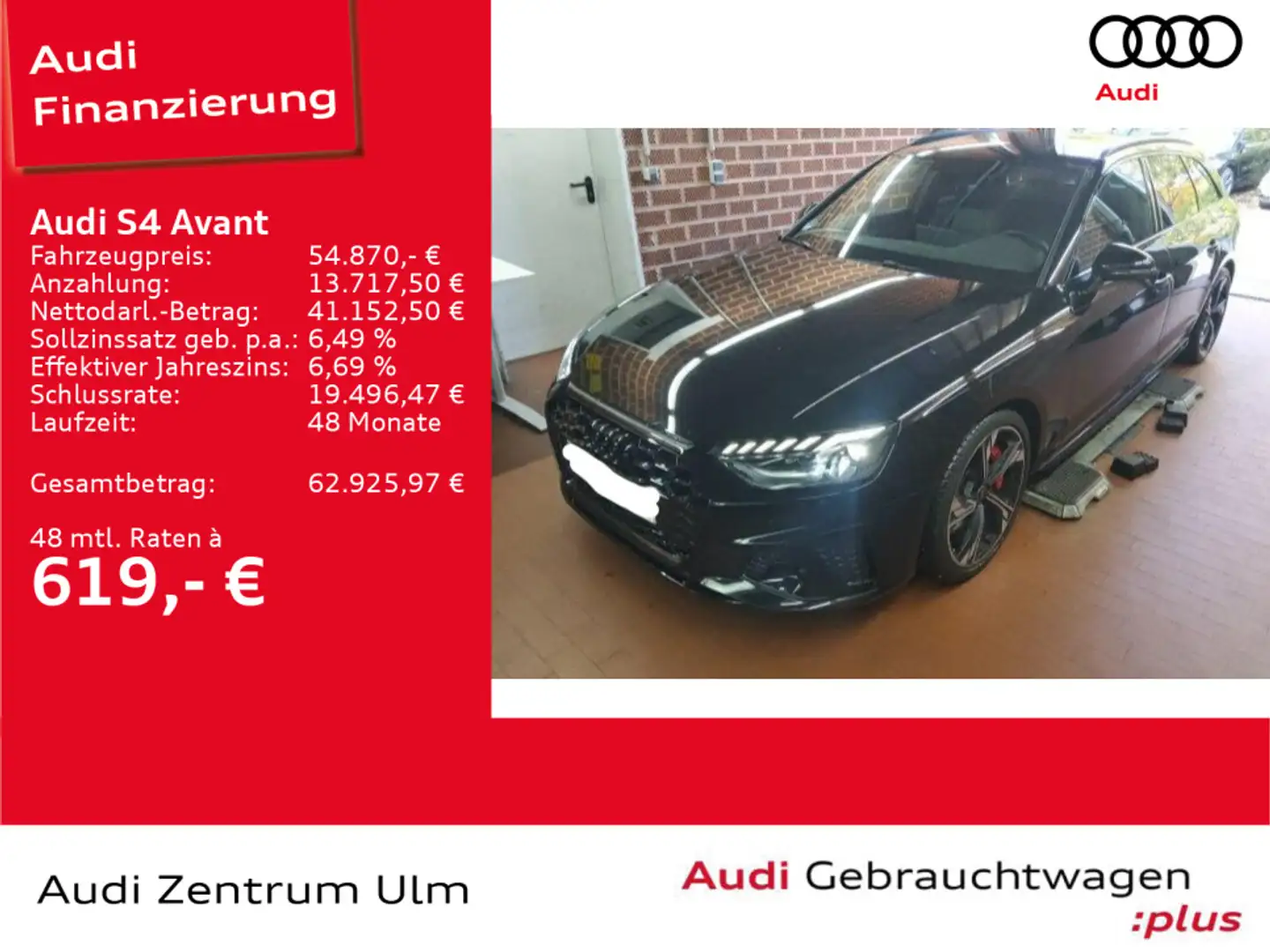 Audi S4 TDI quattro competition edition+ MATRIX Schwarz - 1