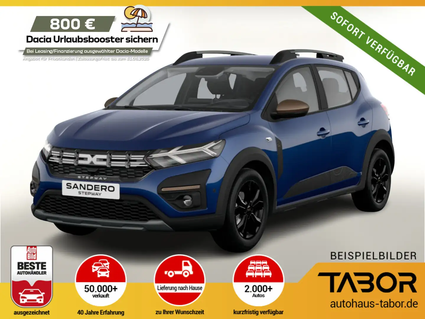 Dacia Sandero Stepway Extreme+ ECO-G 100 Blau - 1