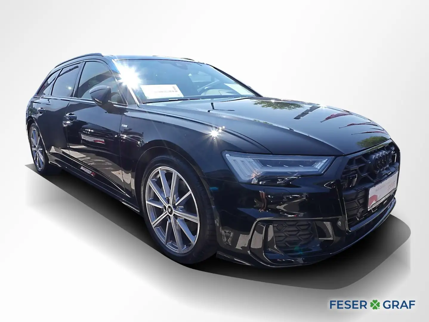 Audi A6 Avant 45 TFSI 2x S line AHK Matrix Standh. Zwart - 2