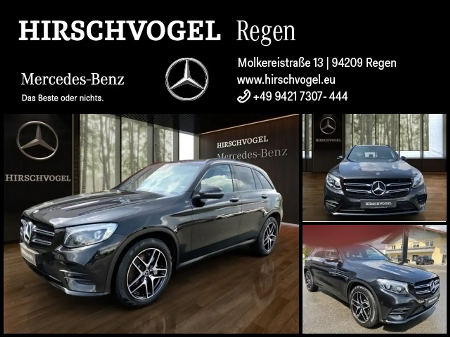 Mercedes-Benz GLC 220 d 4M AMG-Line+Night+AHK+KEYLESS+Navi+ILS Negro - 1