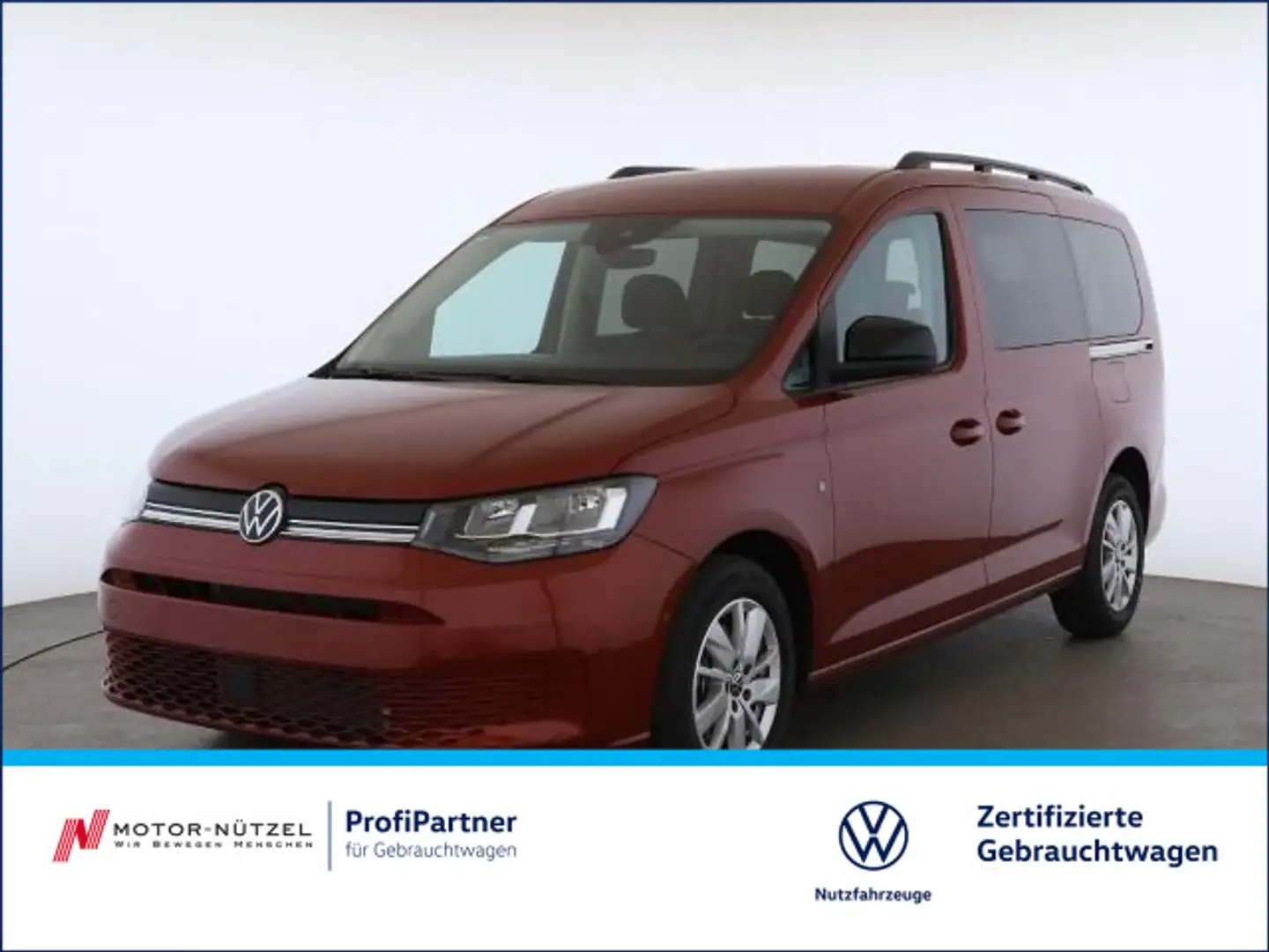 Volkswagen Caddy 1.5 TSI DSG LIFE NAVI+ACC+APP+SHZ+AHK Rot - 1