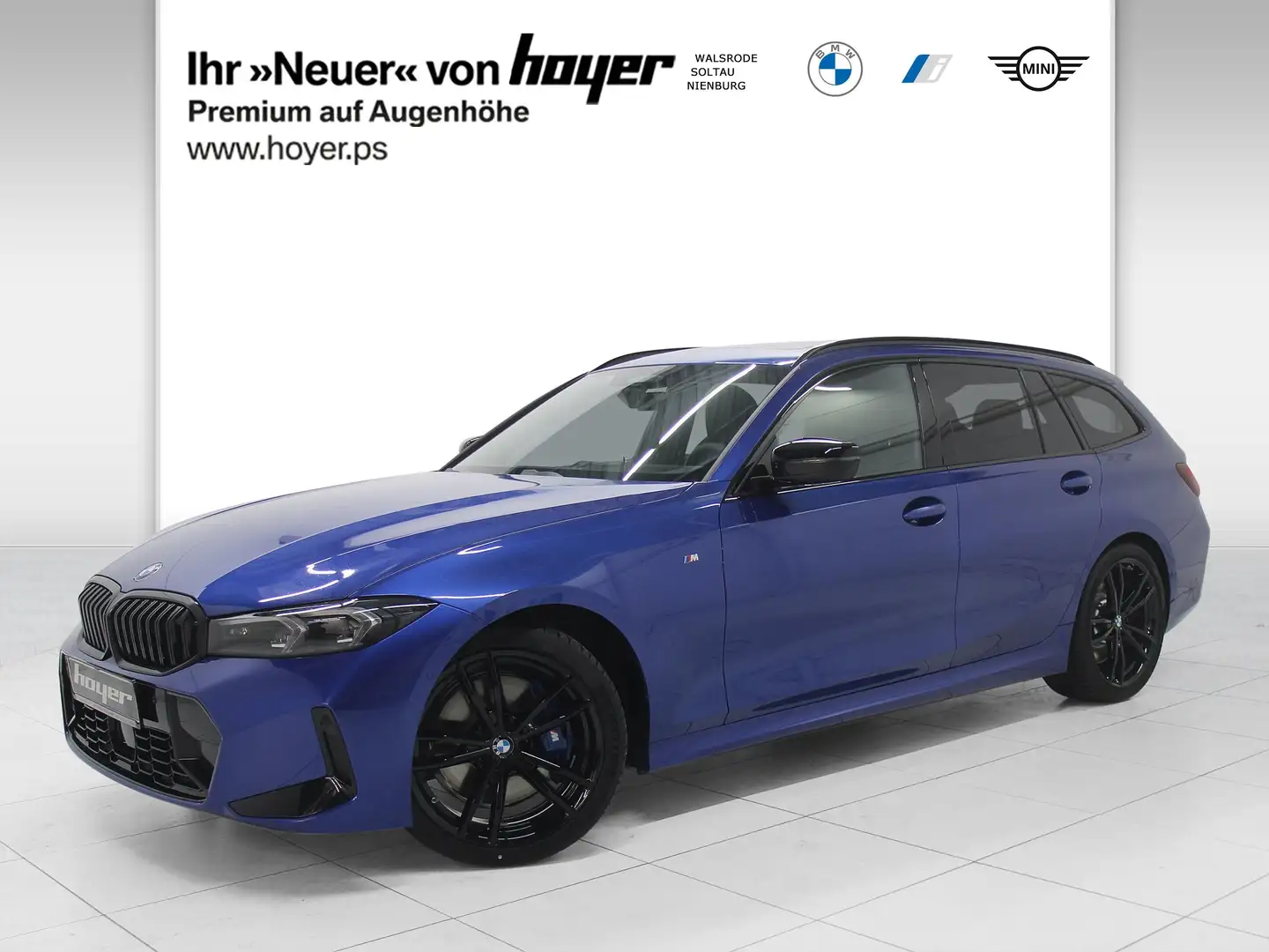 BMW 330 d Touring M Sport AHK Pano LED SHZ Blau - 1