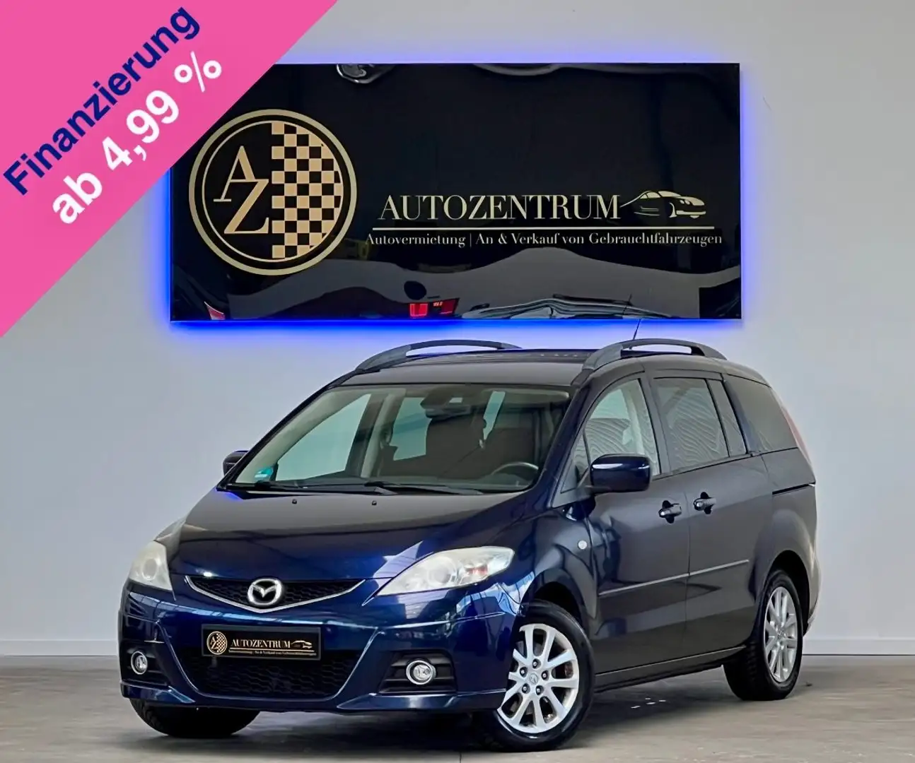 Mazda 5 Lim. 1.8 Exclusive *6-SITZER*SCHIEBETÜREN*AHK* Blauw - 1